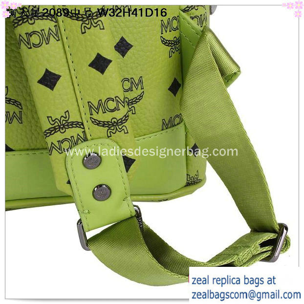 High Quality Replica MCM Stark Studded Medium Backpack MC2089 Green